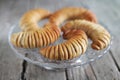 Danish pastry bread rolls filled with apple, dessert