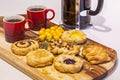 Danish Pastry Selection Royalty Free Stock Photo