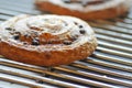 Danish pastry or sweet roll Royalty Free Stock Photo