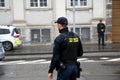 Danish police stands guard at French Embassy in Copenhagen