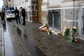 Danish police stands guard at French Embassy in Copenhagen