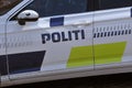 DANISH POLICE AUTO IN COPENHAGEN DENMARK