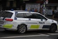 DANISH POLICE AUTO IN COPENHAGEN DENMARK