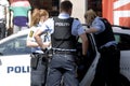 Danish police officers made arrest