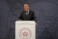 DANISH PRIME MINISTER LARS LOKKE RASMUSSEN Royalty Free Stock Photo