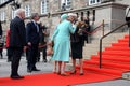 Danish Royal familiy arrives at Christiansborg Copenhagen