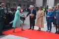 Danish Royal familiy arrives at Christiansborg Copenhagen