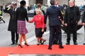 DANISH ROYAL FAMILY ARRIVES AT PARLIAMENT OPENING. Royalty Free Stock Photo