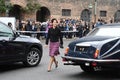 DANISH ROYAL FAMILY ARRIVES AT PARLIAMENT OPENING. Royalty Free Stock Photo