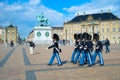 Danish Royal Guard marching