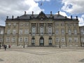 Danish royal palace and square