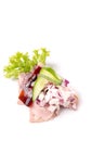 Danish specialties and national dishes, high-quality open sandwich