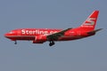 Sterling Boeing 737-700 Royalty Free Stock Photo