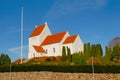 Danish Village Church Royalty Free Stock Photo