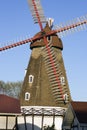 Danish Windmill in Elk Horn Royalty Free Stock Photo