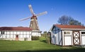 Danish Windmill in Elk Horn Royalty Free Stock Photo