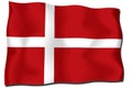 Danmark flag Royalty Free Stock Photo