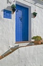 FRIGILIANA ESPAGNE Bleu et Blanc Royalty Free Stock Photo