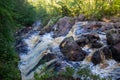 Danska fall - a waterfall near Halmstad, Sweden Royalty Free Stock Photo