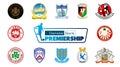 Danske Bank Premiership, NIFL Premiership 2022-2023. Newry City, Ballymena United, Carrick Rangers, Cliftonville, Coleraine,