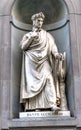 Dante Aligheri Statue Uffizi Gallery Florence Italy Royalty Free Stock Photo