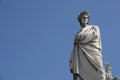 Dante Alighieri's statue, Florence, Italy Royalty Free Stock Photo