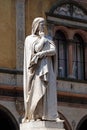 Dante Alighieri Statue at Piazza dei Signori in Verona Royalty Free Stock Photo