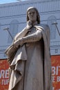 Dante Alighieri Statue at Piazza dei Signori in Verona Royalty Free Stock Photo