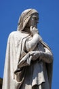 Dante Alighieri Statue at Piazza dei Signori in Verona Royalty Free Stock Photo