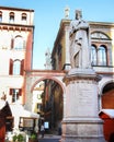 Dante monument in Verona old center