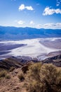 View of Badwater Basin in Death Valley National Park