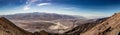 Dante`s View Lookout - Death Valley NP Panorama Royalty Free Stock Photo