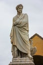 Dante statue Royalty Free Stock Photo