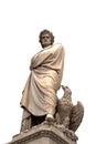 Dante statue Royalty Free Stock Photo