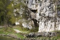 Danube breakthrough from Kelheim to Weltenburg monastery with rocks Royalty Free Stock Photo