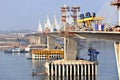 Danube Bridge between Vidin and Calafat Royalty Free Stock Photo