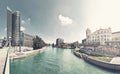 Danube Canal of Vienna - Austria Royalty Free Stock Photo