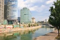 Danube Canal. Vienna. Austria Royalty Free Stock Photo