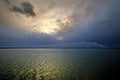 Sunset on the Ligheanca Lake, Danube Delta, Tulcea County, Romania