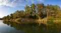 Danube delta landscape Royalty Free Stock Photo