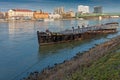 Danube embankment in Bratislava Royalty Free Stock Photo