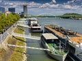 Danube embankment in Bratislava Royalty Free Stock Photo