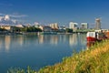 Danube embankment in Bratislava Royalty Free Stock Photo