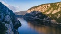 Danube Gorges. Cazanele Mari, Romania Royalty Free Stock Photo