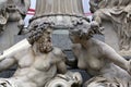 Danube and Inn, Detail of Pallas-Athene fountain