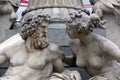 Danube and Inn, Detail of Pallas-Athene fountain