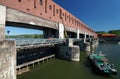 Danube River Barrage Royalty Free Stock Photo