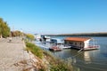 Danube river in Braila, Romania Royalty Free Stock Photo