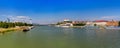 Danube river in Bratislava, Slovakia