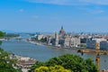 Danube river in Budapest Royalty Free Stock Photo